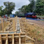 Isle of Wight Steam railway works